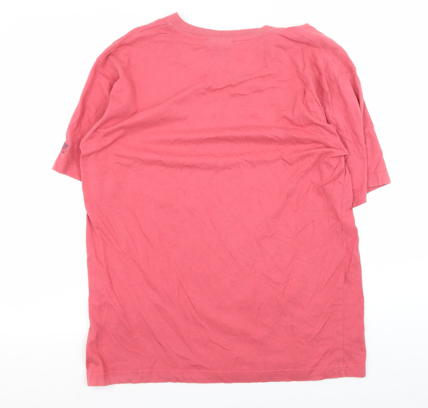 Mens UK Size S Cotton Traders Pink  T-Shirt