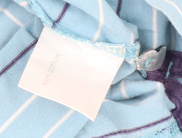 HiPPO Men's Blue Striped Polo Shirt - Size S