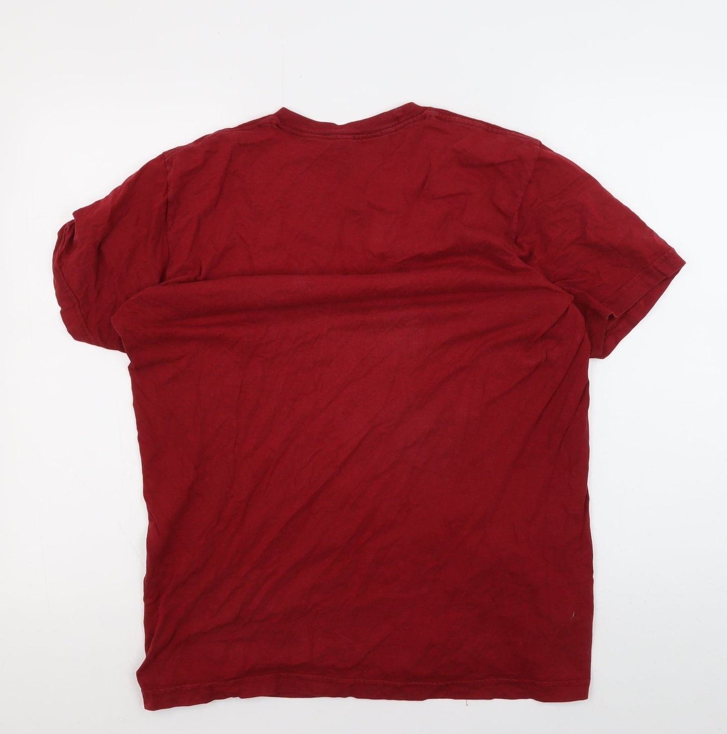 Mens UK Size L American Apparel Red  T-Shirt
