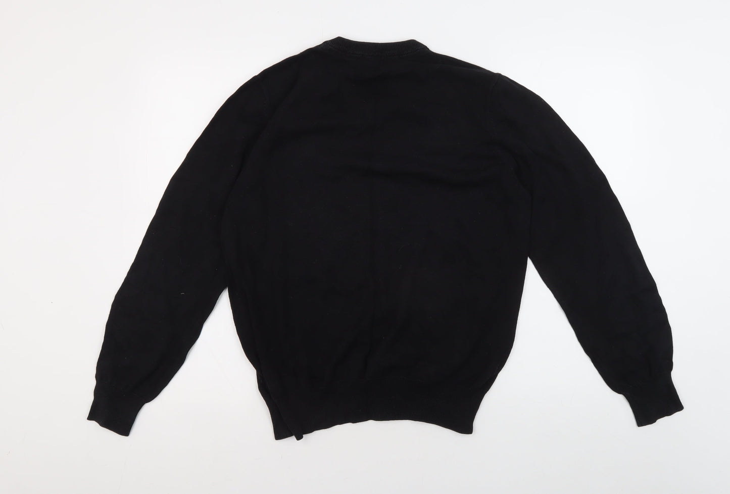 Henri Lloyd Men's Black V-Neck Pullover Jumper - Medium