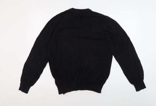 Henri Lloyd Men's Black V-Neck Pullover Jumper - Medium