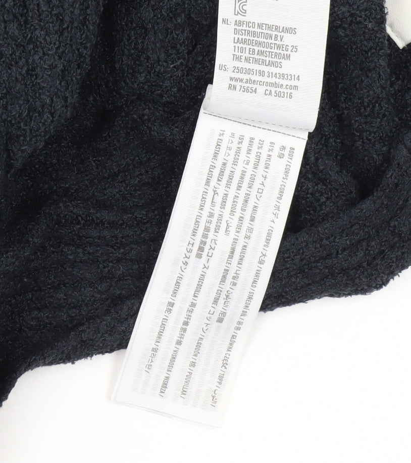 Abercrombie Kids Black Pullover Jumper, Girls 13-14 Years