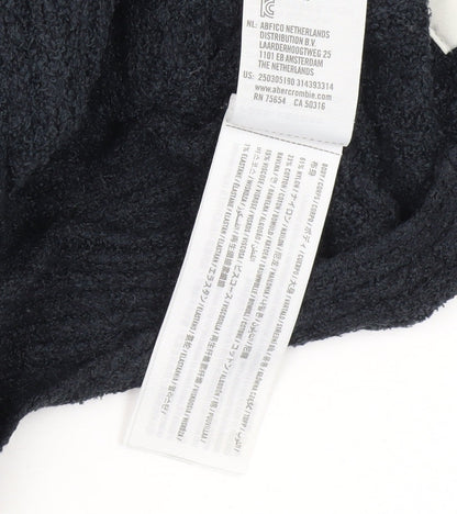 Abercrombie Kids Black Pullover Jumper, Girls 13-14 Years