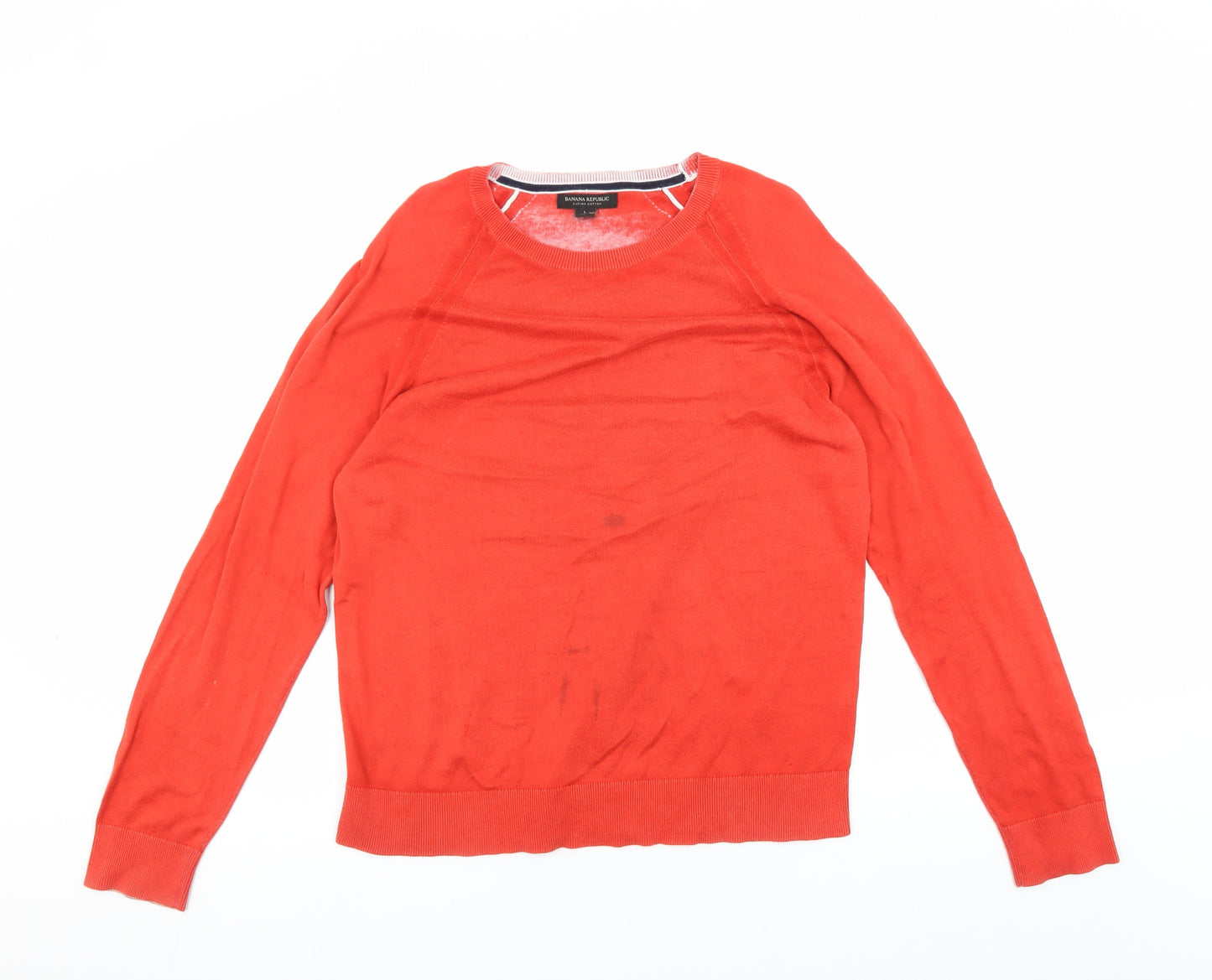 Banana Republic Men's Red Pullover Jumper - Size L