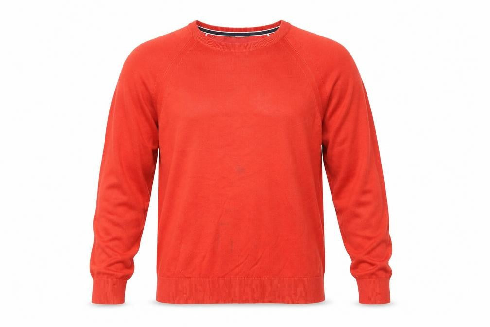 Mens UK Size L Banana Republic Red Pullover Jumper