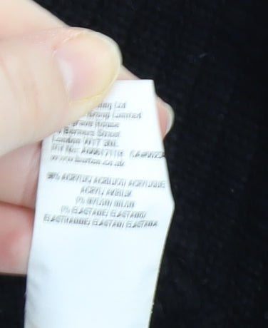 Burton Menswear London Black XL Men's Pullover Jumper