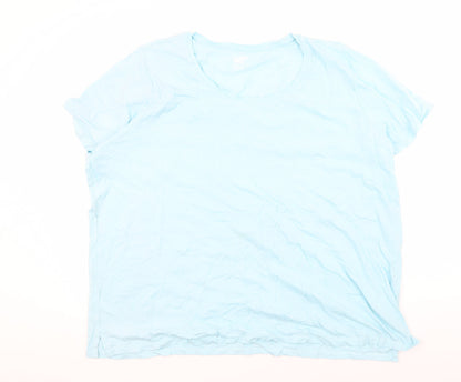 Lands' End Women's Blue Basic T-Shirt, Medium