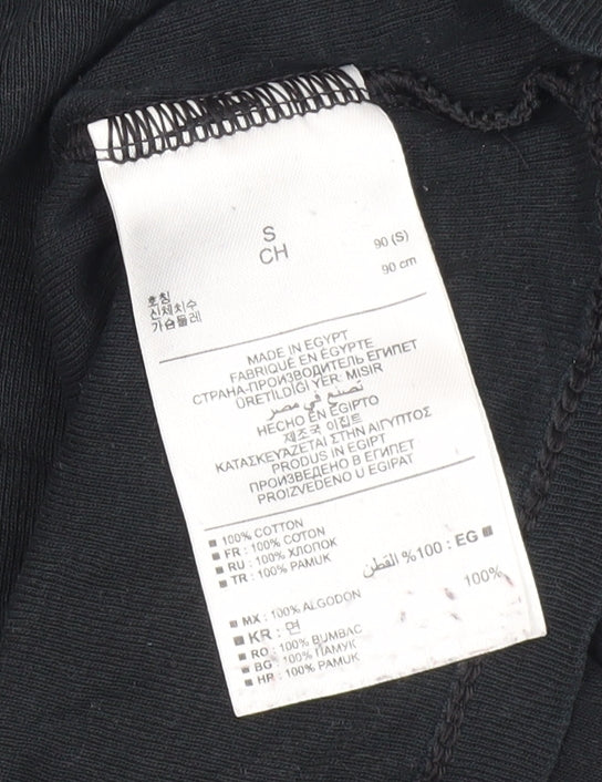 Gap Women's Black Tank Top, Small, Cotton Knit