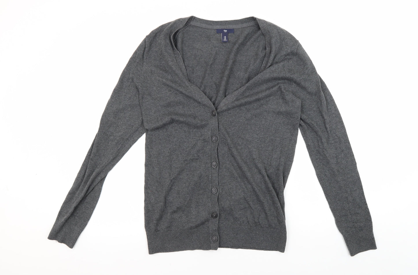 Gap Women's Grey Cardigan M with Button Accents