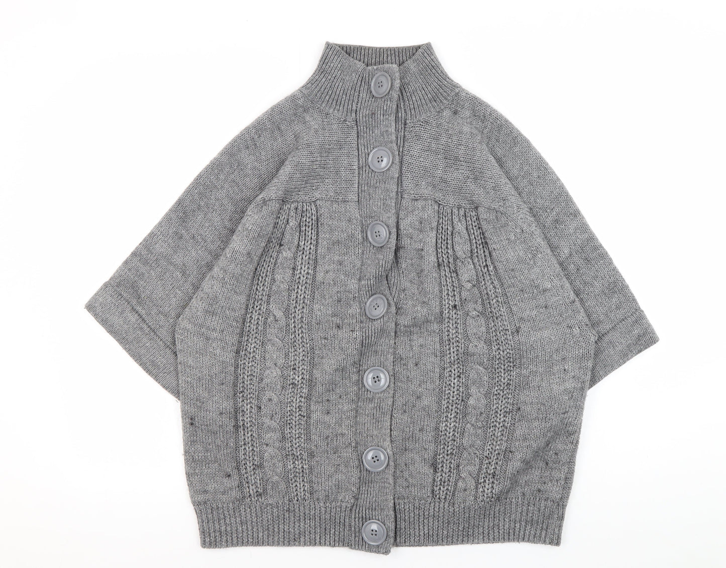 Womens UK Size 16 Kaliko Grey Cardigan Jumper