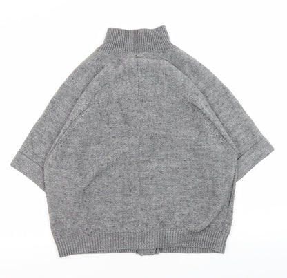 Womens UK Size 16 Kaliko Grey Cardigan Jumper