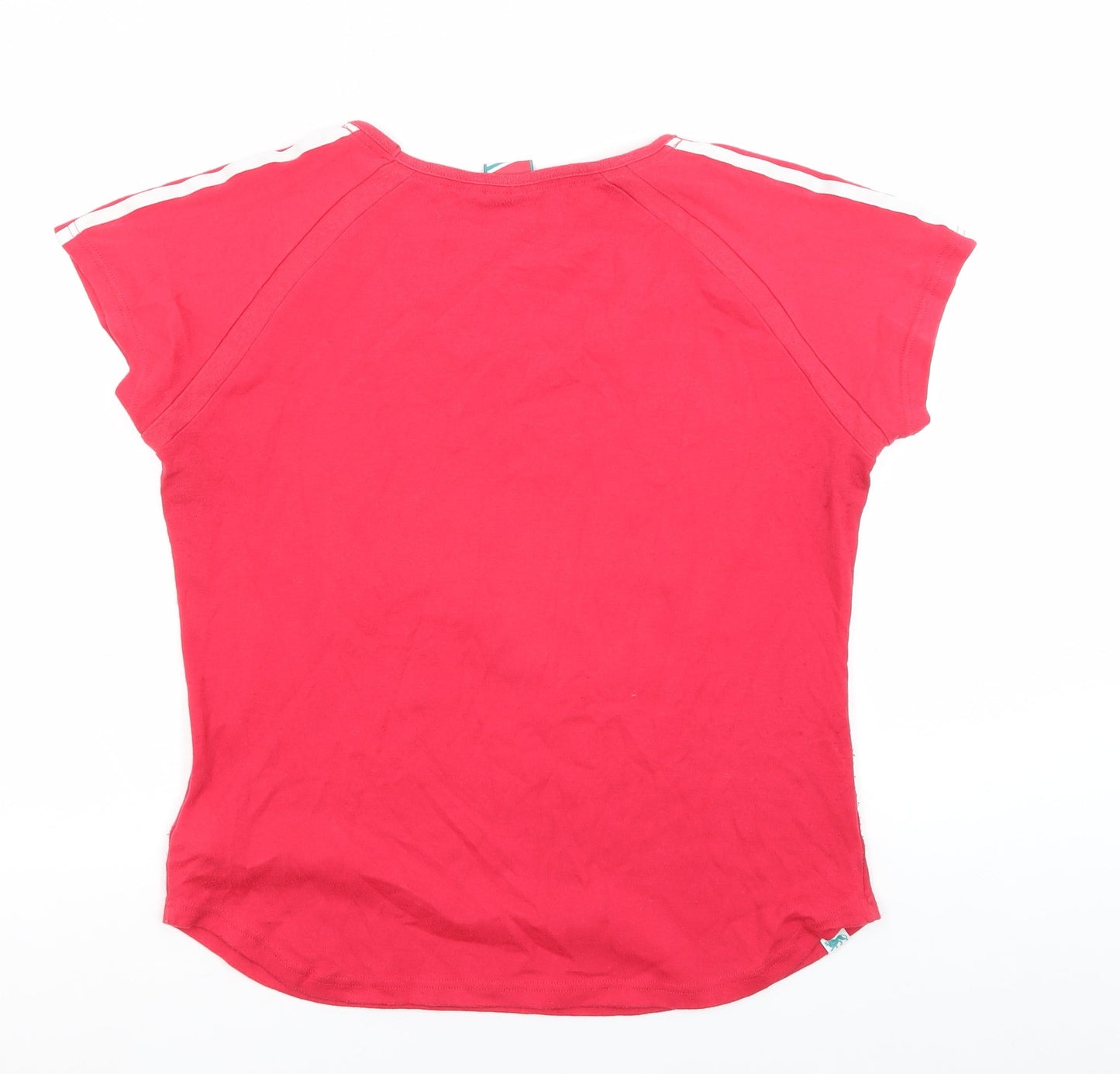 Lonsdale Women's Red Gym T-Shirt Size 16