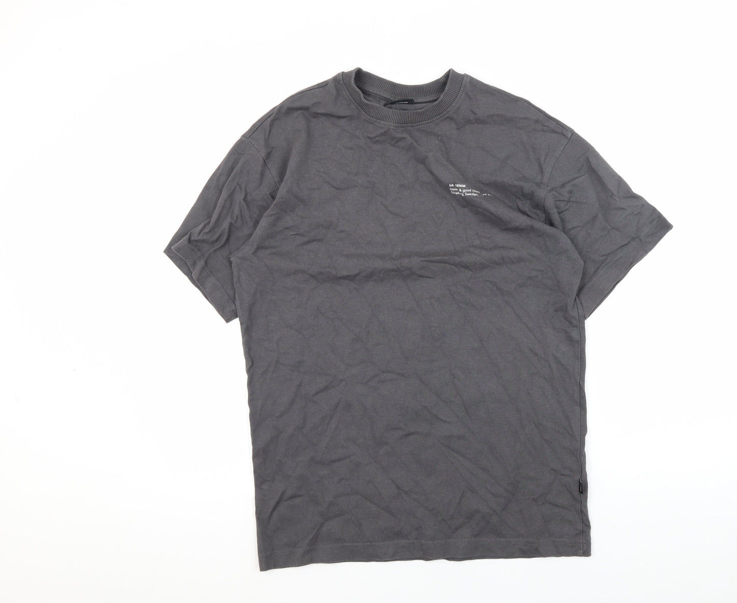 Dr Denim Men's Grey XS Crew Neck T-Shirt