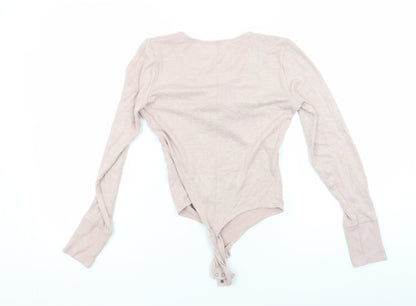 Womens UK Size XS Abercrombie & Fitch Beige Camisole Blouse