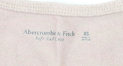 Womens UK Size XS Abercrombie & Fitch Beige Camisole Blouse