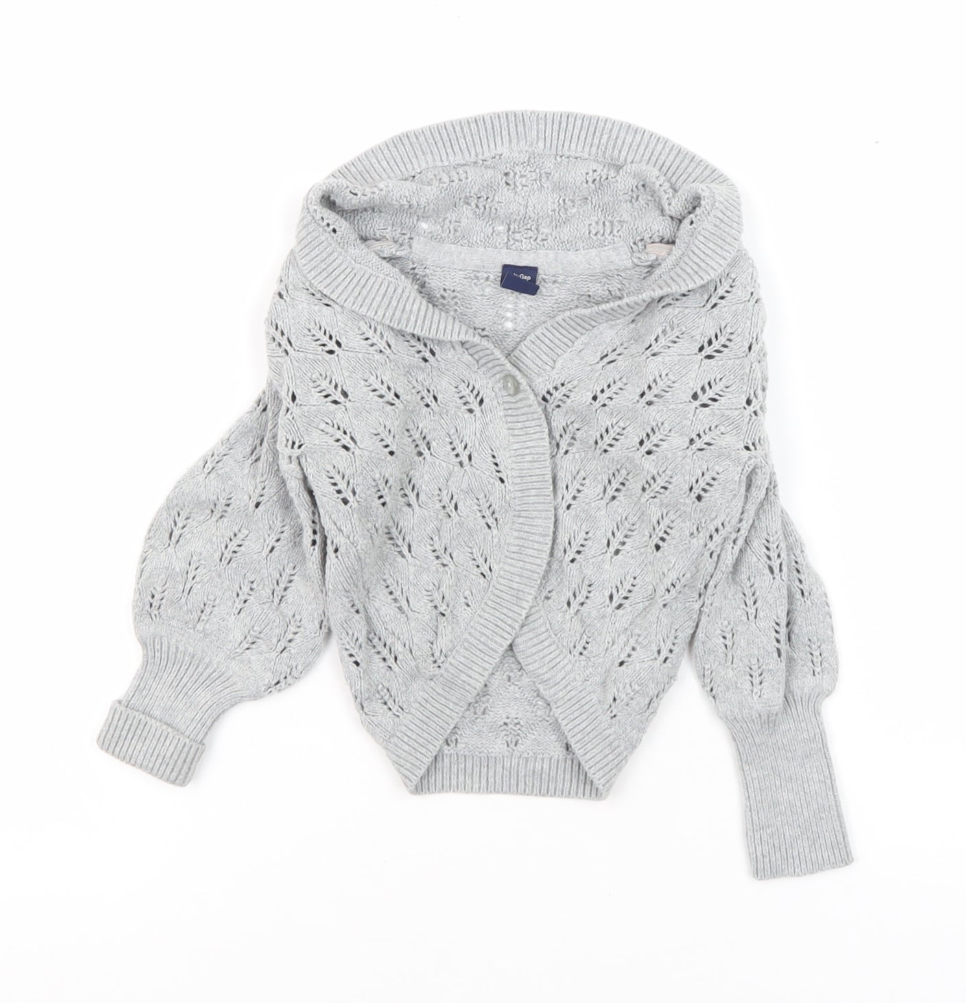 babyGap Grey Unisex Toddler Cardigan - 36 Months