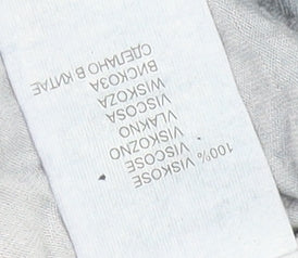 Barbara Lebek Women's Blue Sequin T-Shirt Size 14