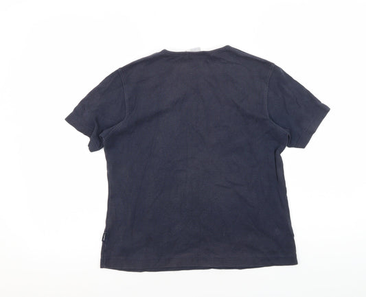 Unisex Adults UK Size XL Esprit Black Basic T-Shirt