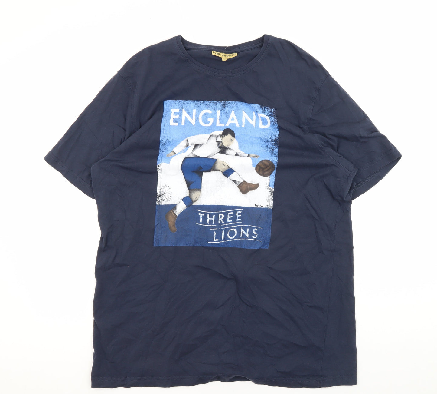 Paine Proffitt Men's Blue M Sports Graphic T-Shirt
