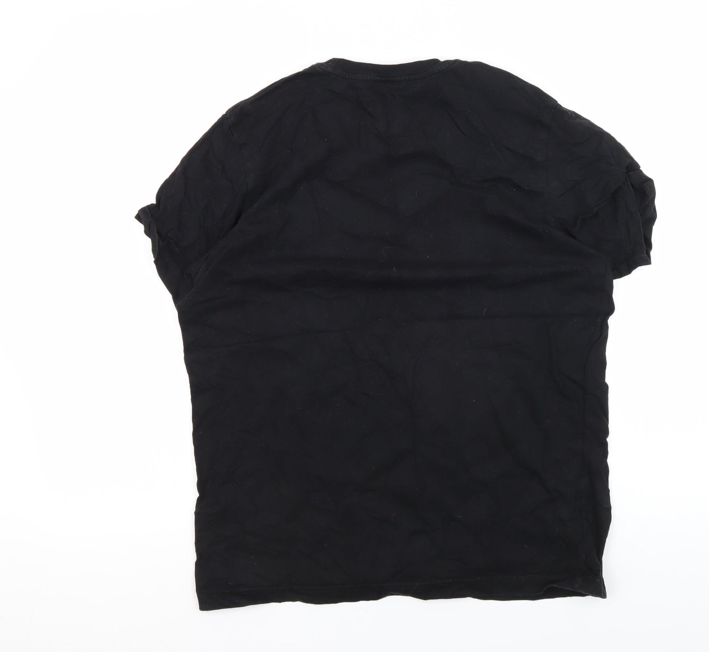 Mens UK Size M Debenhams Black  T-Shirt