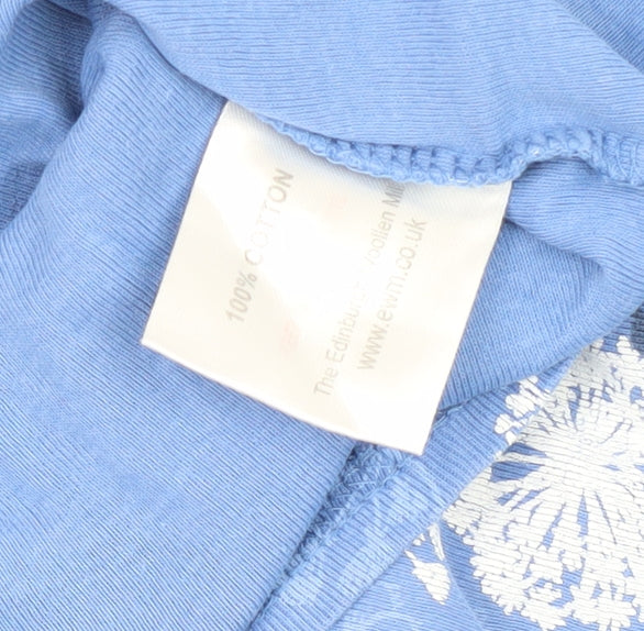 Womens UK Size 14 Isle Essentials Blue  T-Shirt