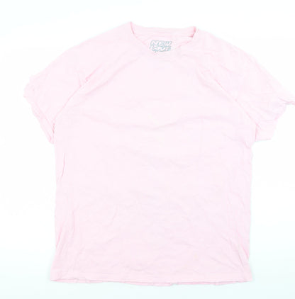 New Love Club Men's Pink XL Graphic Print T-Shirt