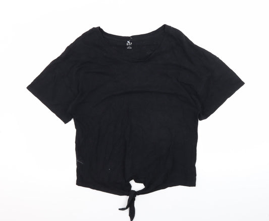 Unisex Adults UK Size M Gap Black Basic T-Shirt