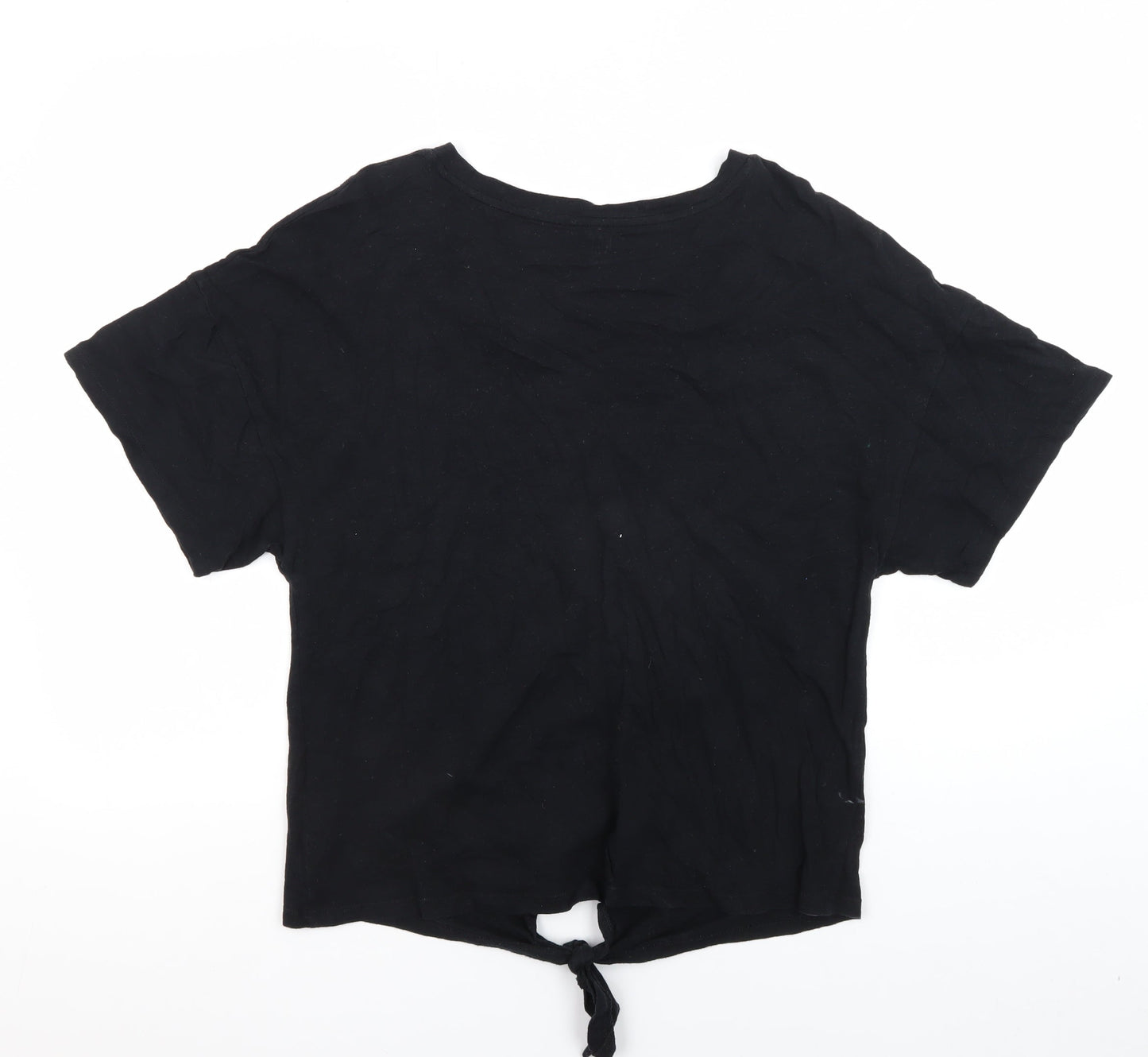 Unisex Adults UK Size M Gap Black Basic T-Shirt