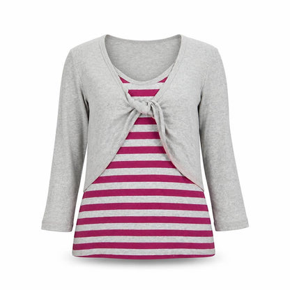 Womens UK Size 10 Intuition Grey Basic T-Shirt