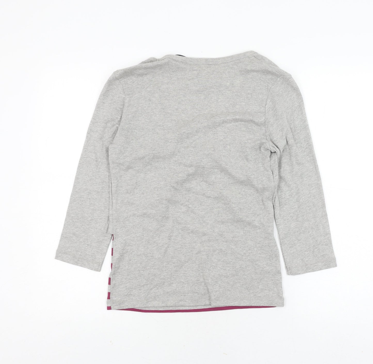 Womens UK Size 10 Intuition Grey Basic T-Shirt