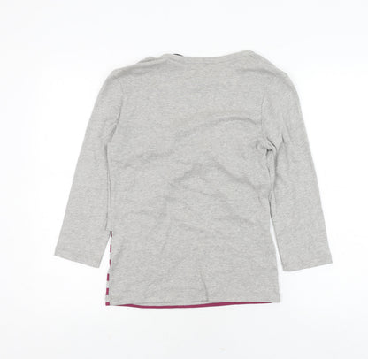 Womens UK Size 10 Intuition Grey Basic T-Shirt