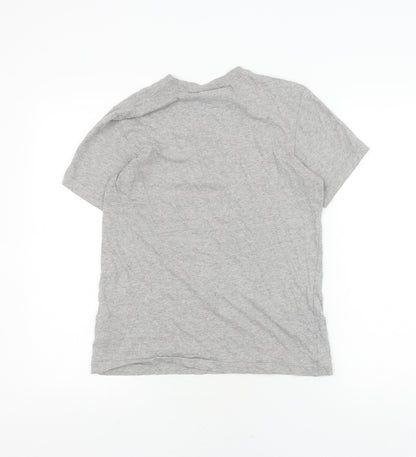 Adidas Men's Grey XS Logo T-Shirt
