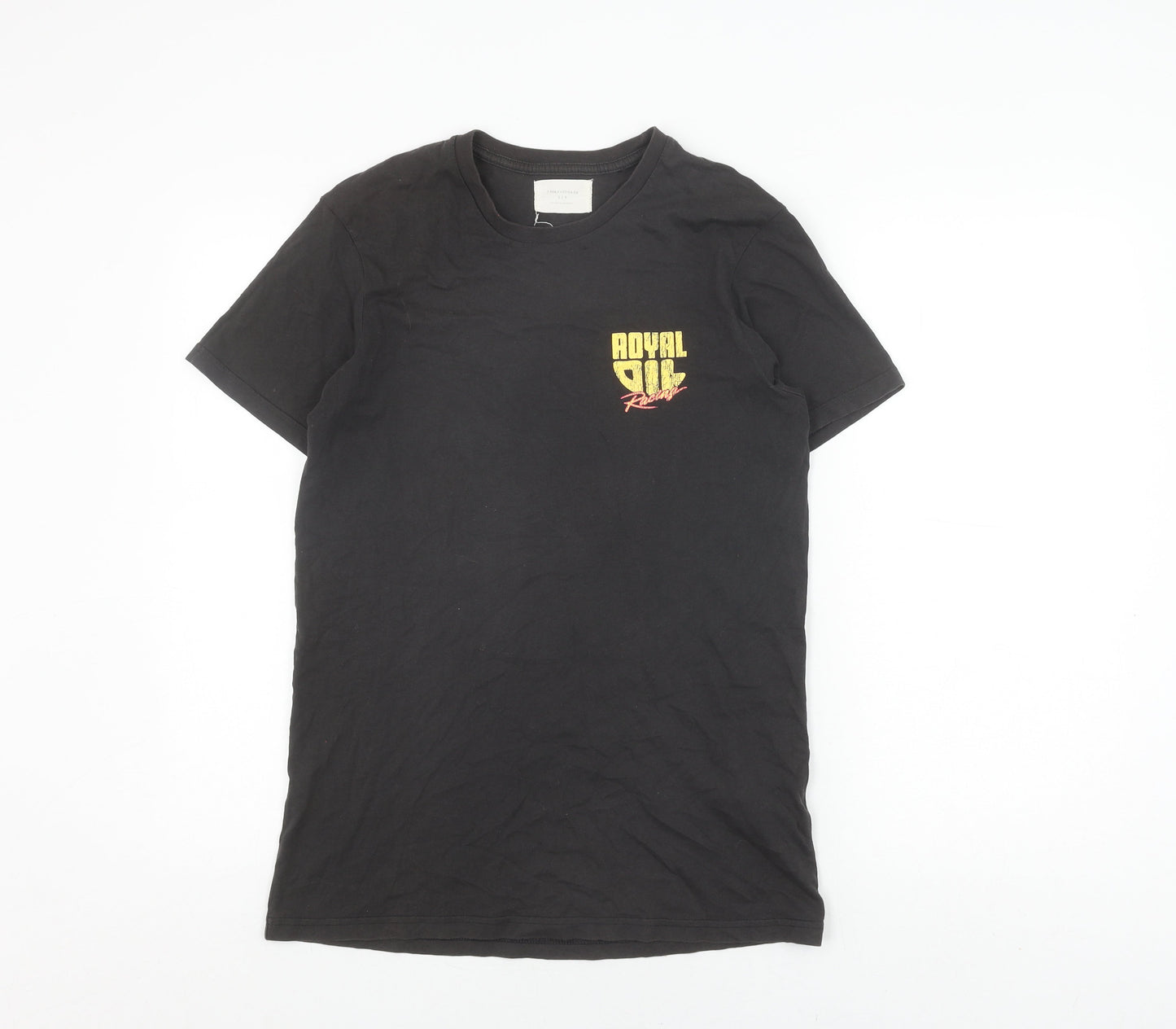 Cotton On Men's Black Racing Graphic T-Shirt, Size S