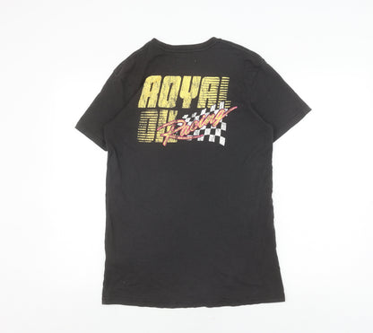 Cotton On Men's Black Racing Graphic T-Shirt, Size S