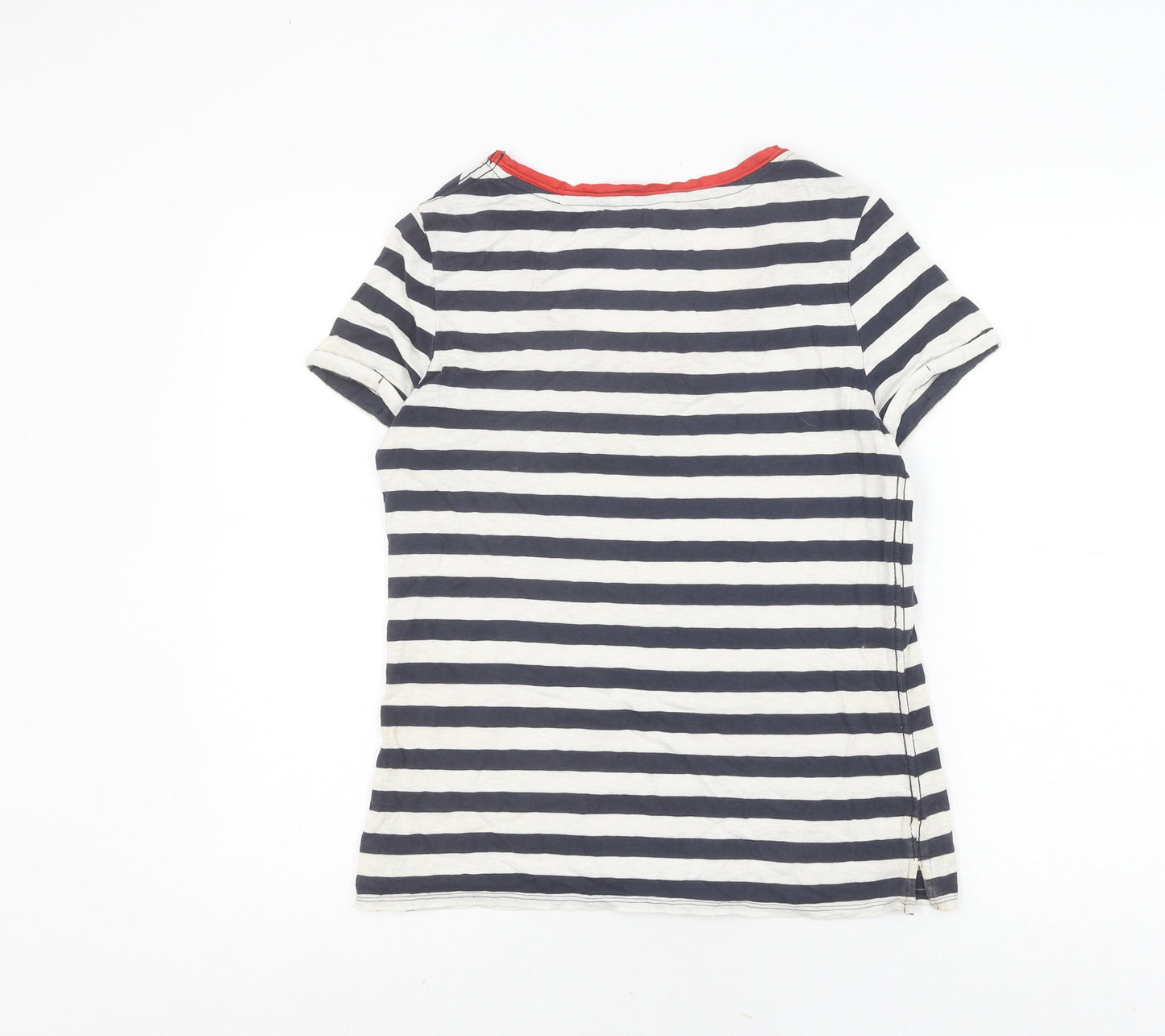 Womens UK Size 10 White Stuff Multicoloured Basic T-Shirt