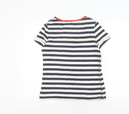 Womens UK Size 10 White Stuff Multicoloured Basic T-Shirt
