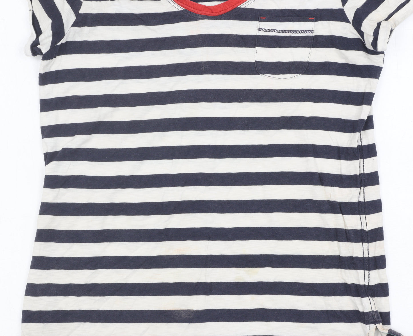 Womens UK Size 10 White Stuff Multicoloured Basic T-Shirt