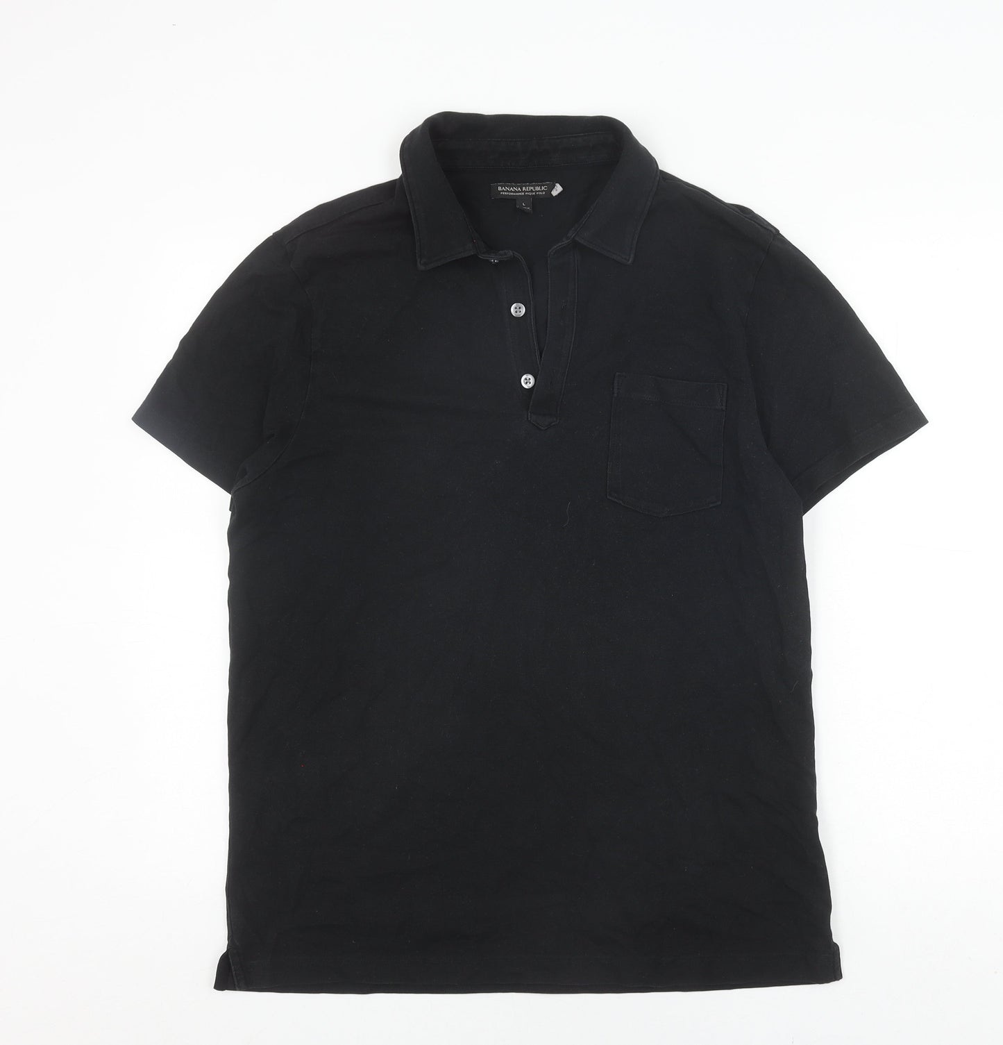 Mens UK Size L Banana Republic Black  T-Shirt