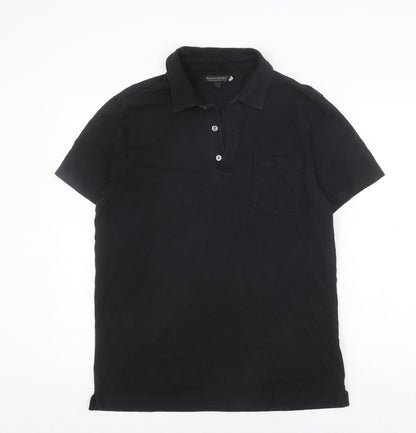 Mens UK Size L Banana Republic Black  T-Shirt