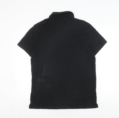 Mens UK Size L Banana Republic Black  T-Shirt