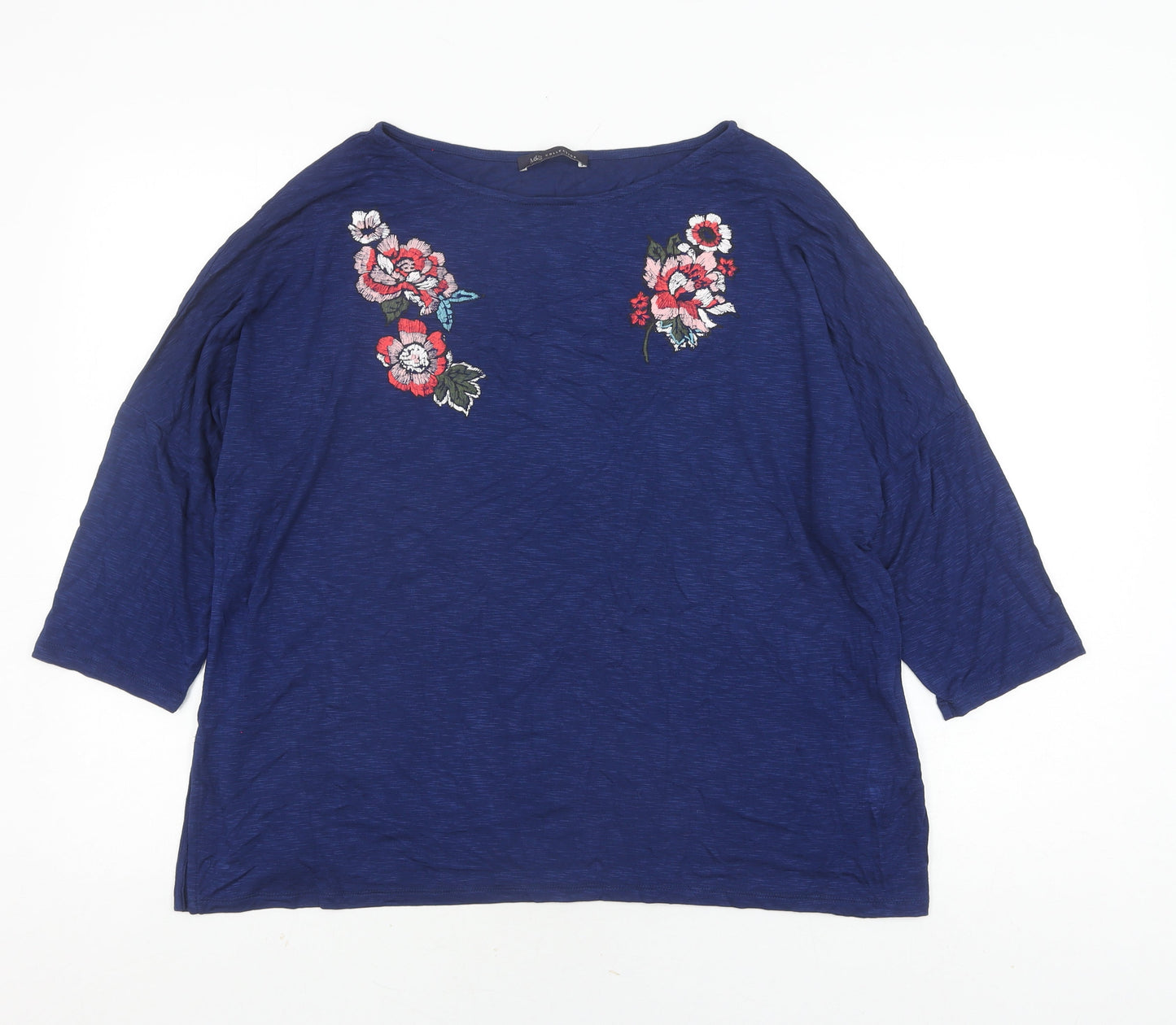Womens UK Size 16 Marks and Spencer Blue  T-Shirt