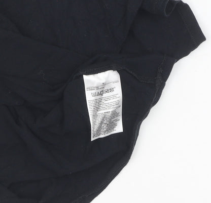 Womens UK Size M Gap Black Basic T-Shirt