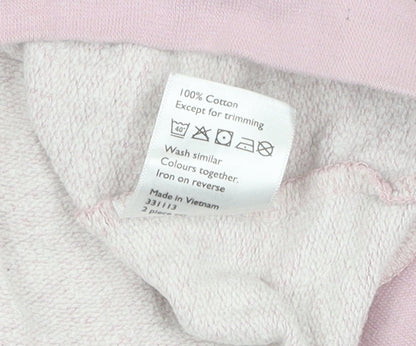 John Lewis Girls Pink Heart Pullover Jumper Size 13 Years