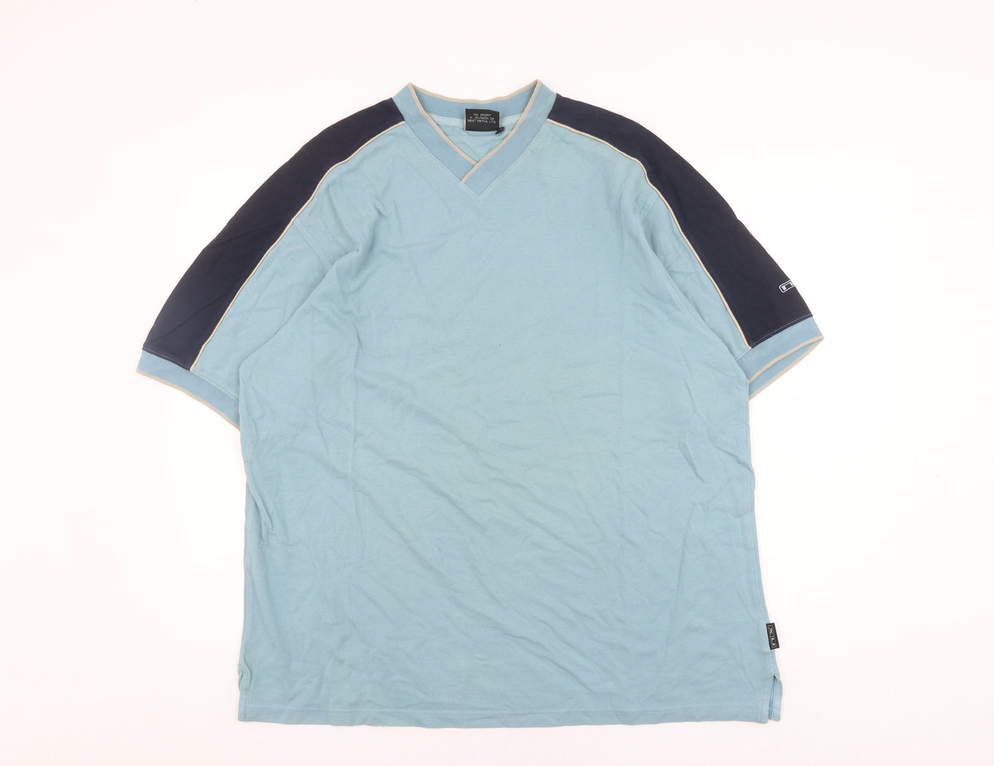 NX Sport Men's Blue XL V-Neck T-Shirt