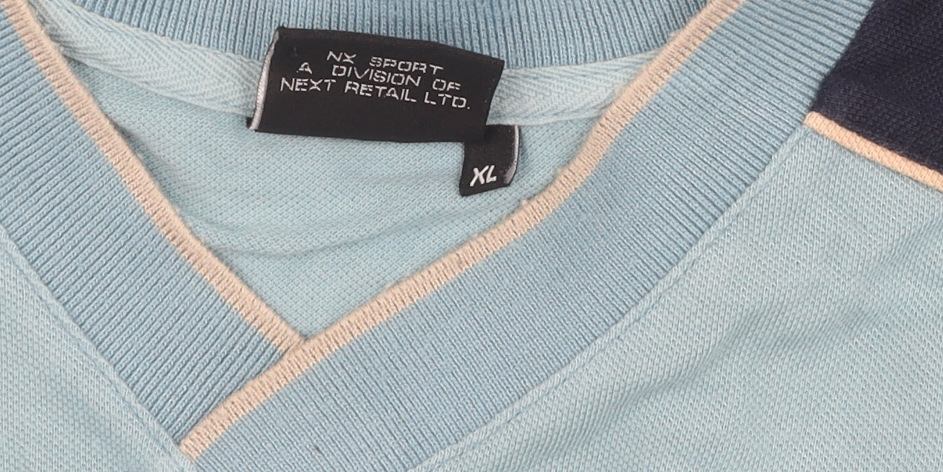 NX Sport Men's Blue XL V-Neck T-Shirt