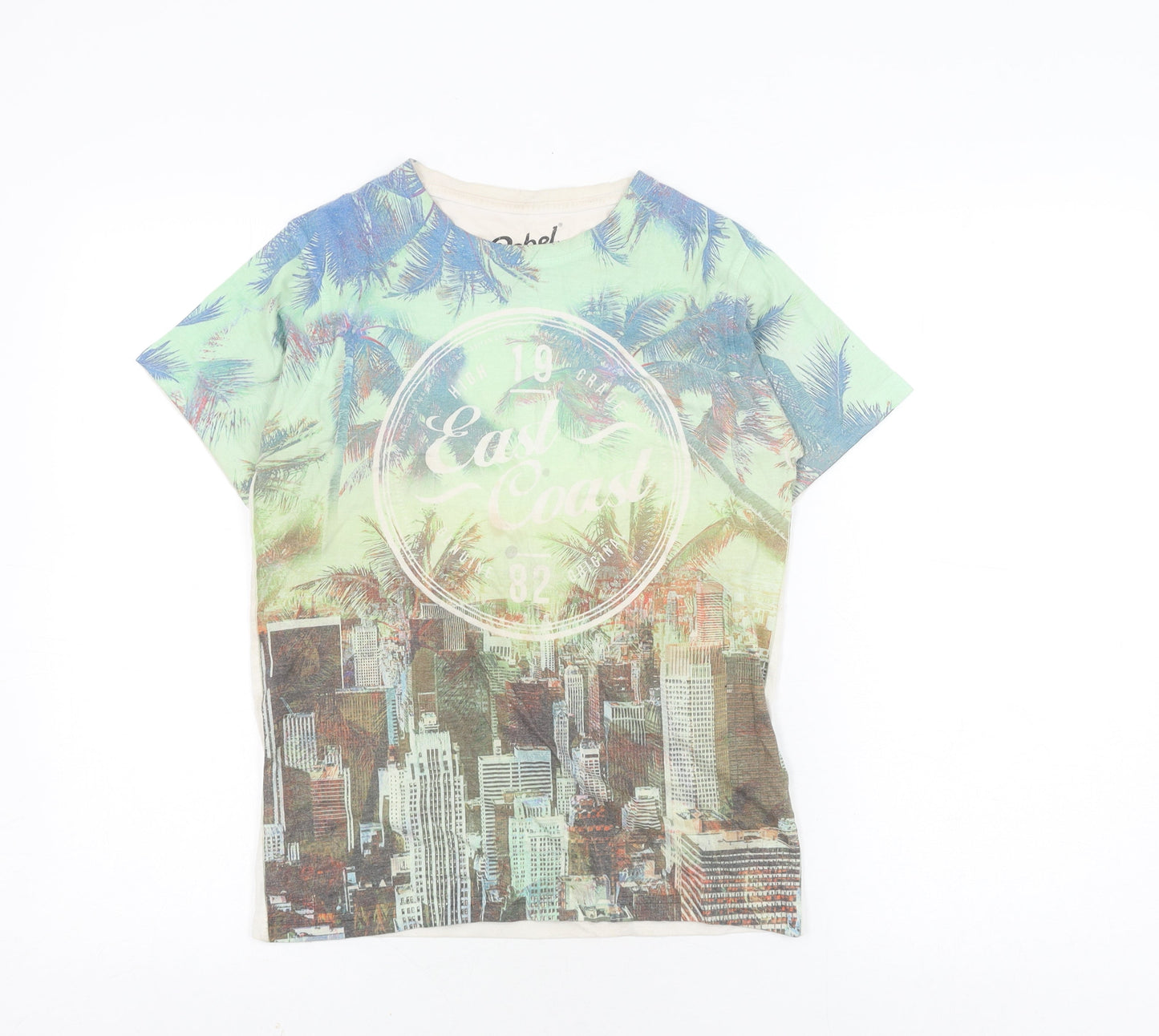 Rebel Boys Multicoloured City Graphic T-Shirt 11-12 Years