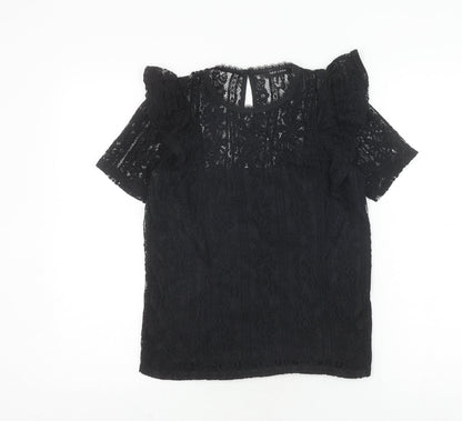 Womens UK Size S New Look Black  Blouse