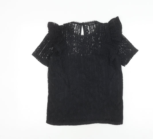 Womens UK Size S New Look Black  Blouse