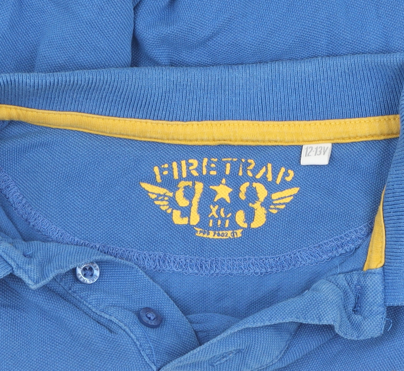 Firetrap Boys Blue Polo Shirt 12-13 Years