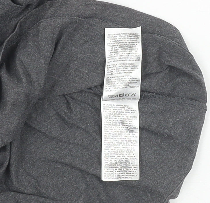 Slazenger Men's Grey Crew Neck Logo T-Shirt, Size L